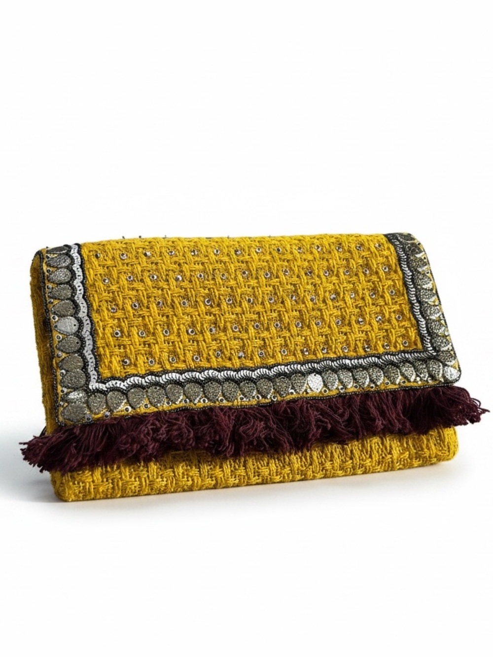 Trendy fringe purse